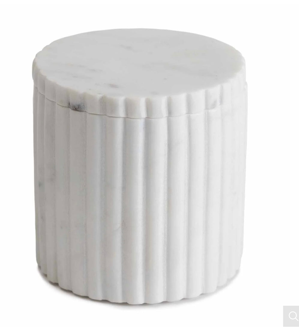 Marble Cotton Jar