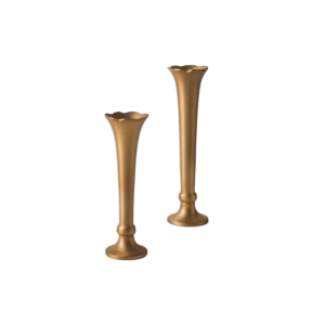 Gold Flower Vases