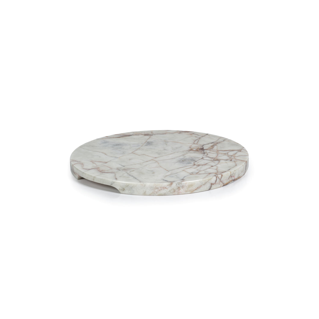 Rosso Verona Polished Marble Cheese & CharcuterieTray