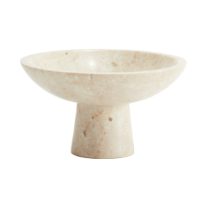 Marble Pedestal Bowl