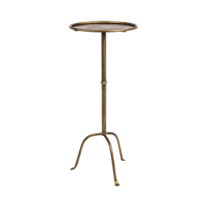 Antique Brass Martini Table