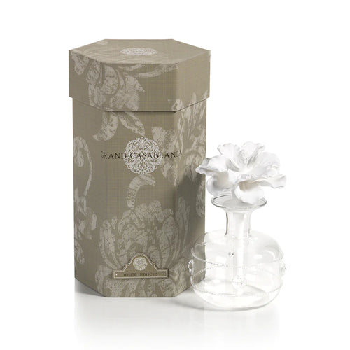 Grand Casablanca Porcelain Diffuser - White Hibiscus